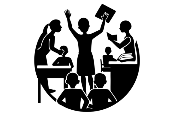 Lively Classroom Scene: Top Graphics & Illustrations