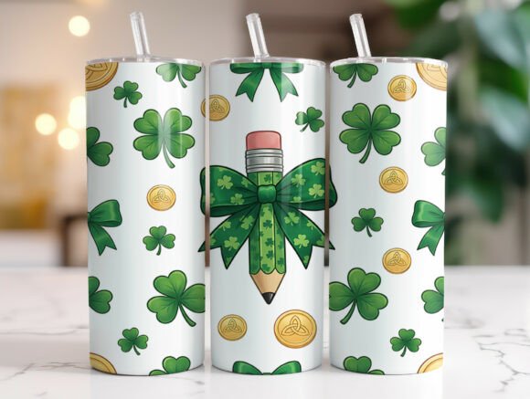 Lucky Teacher Graphics for Tumbler Wraps