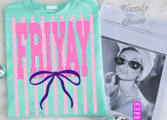 Preppy FRIYAY Graphics for T-Shirt Designs