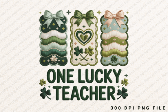 Reviewing One Lucky Teacher St Patrick’s Day PNG