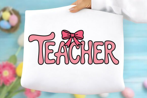 Reviewing Teacher Png, Cute Teacher Png for Embroidery