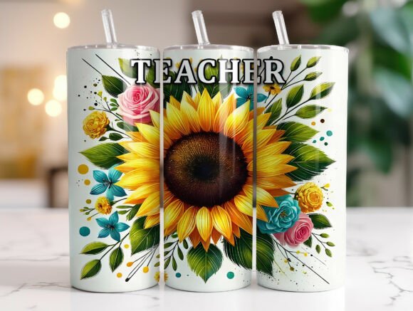 Reviewing the Teacher Sunflower Floral Tumbler Wrap