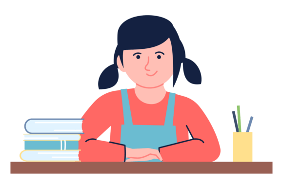 School Girl Graphics: Crafting With Illustrations