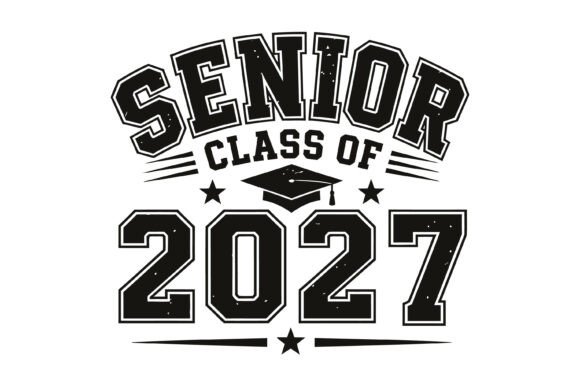 Senior Class 2027 SVG Graphics for T-Shirt Designs