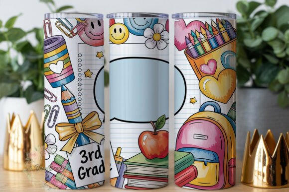 Teacher Classroom School 20oz Wrap Graphics for Tumbler Wraps