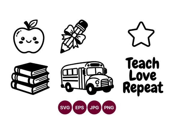 Vector Line Art Apples: Graphics and Illustrations